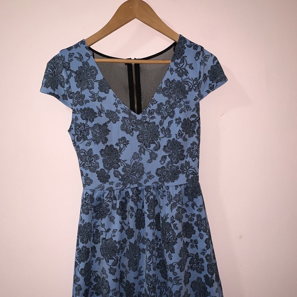 Floral blue Macy’s dress